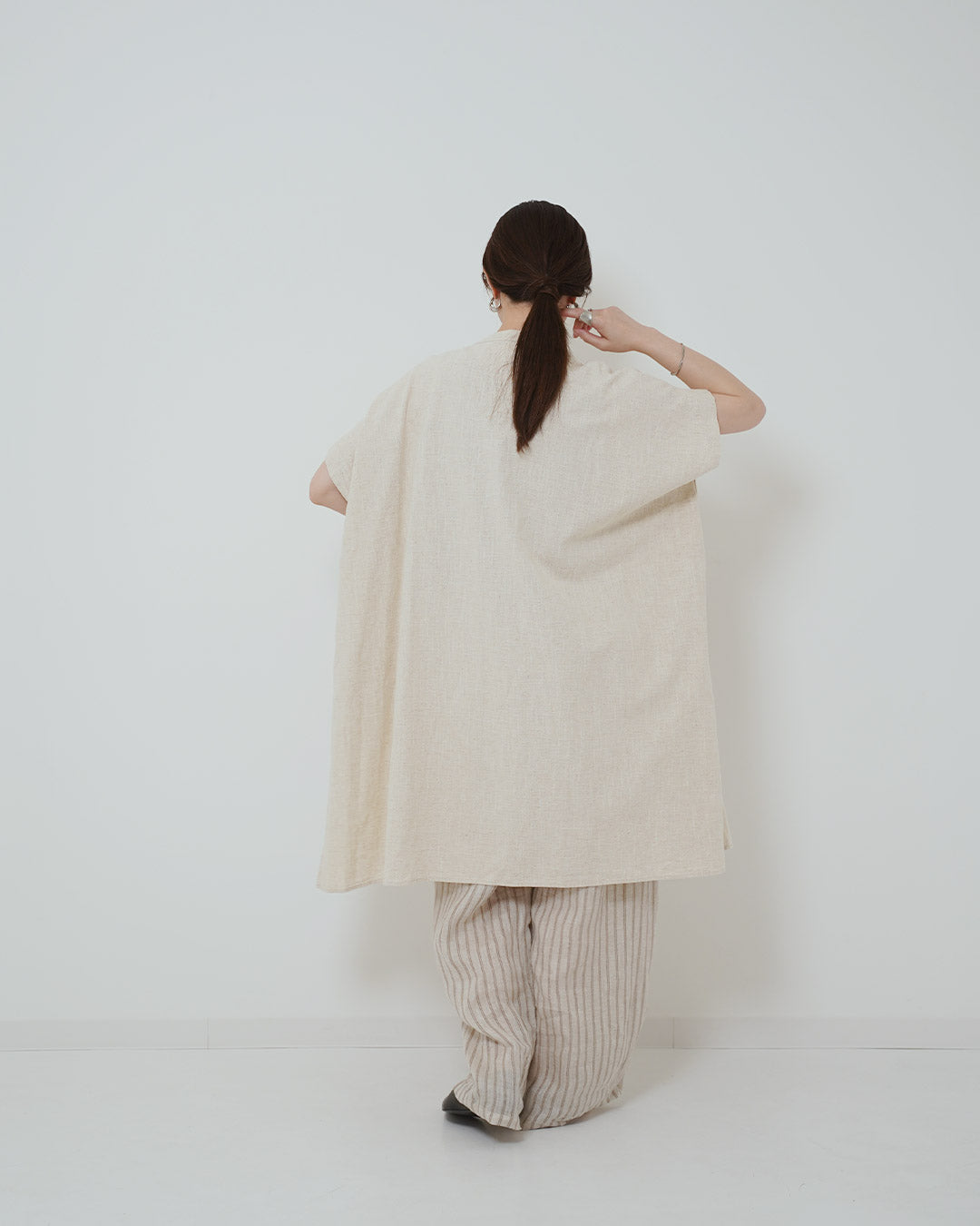 スリットロングシャツ