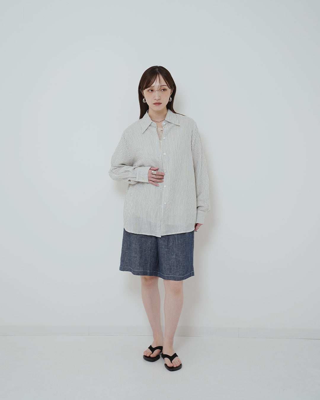 イージーケアストライプシャツ