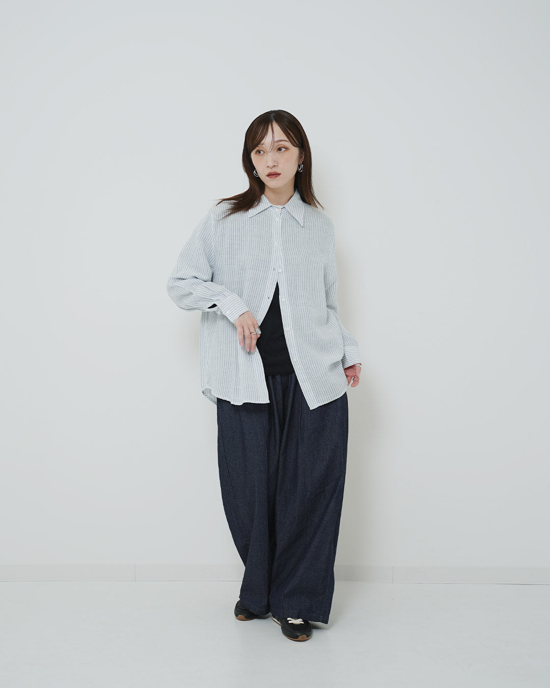 イージーケアストライプシャツ
