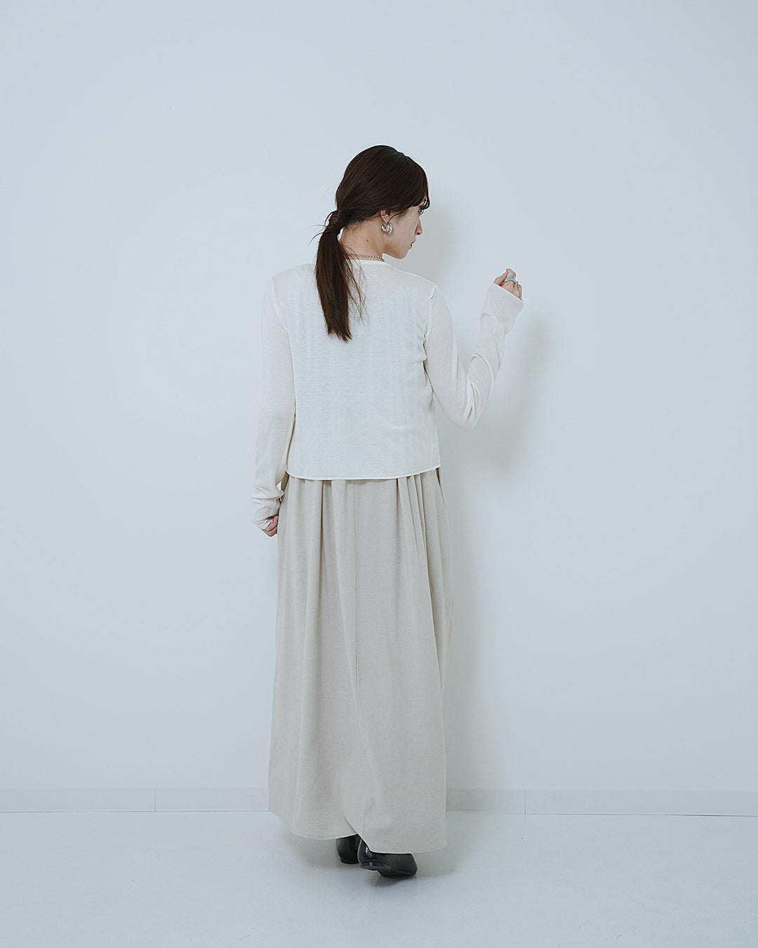 着回し抜群アンサンブルニット