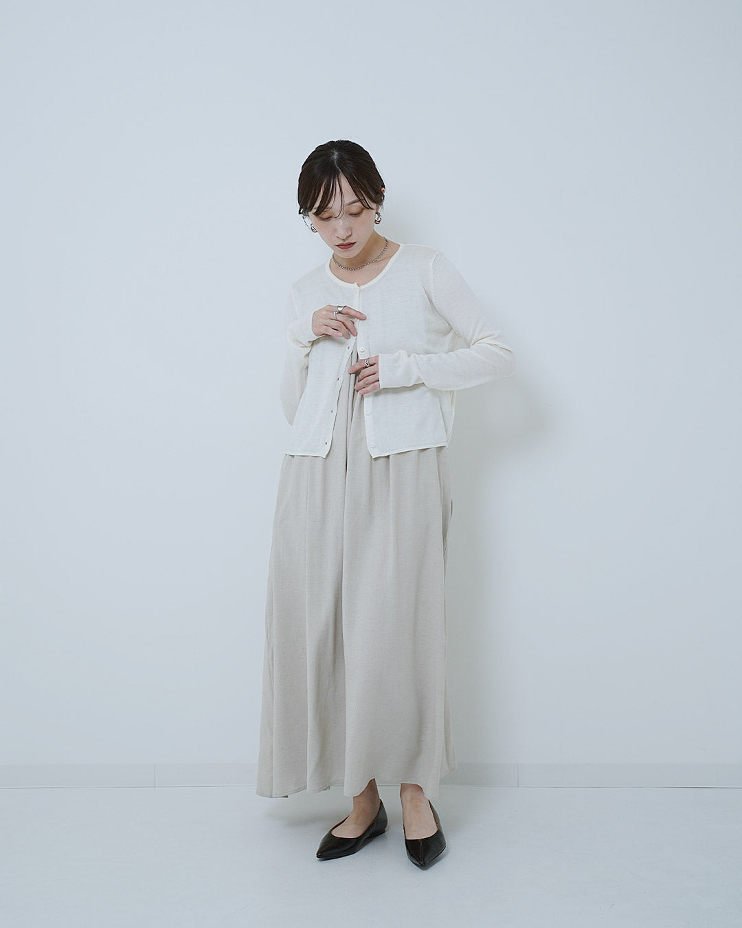 着回し抜群アンサンブルニット