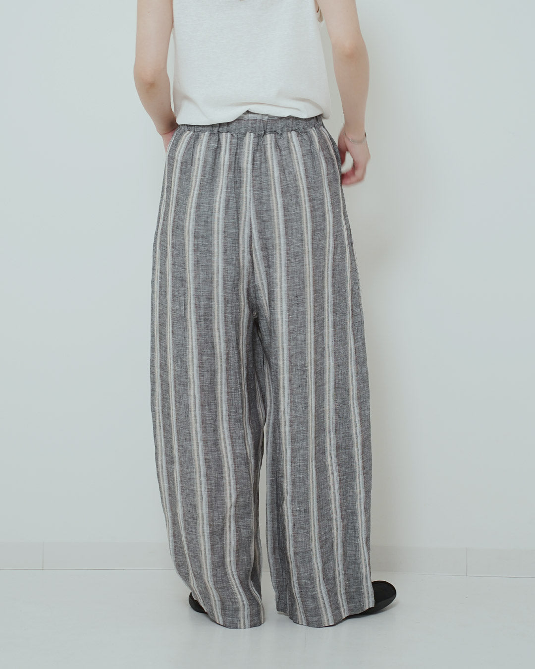 ストライプルーズパンツ