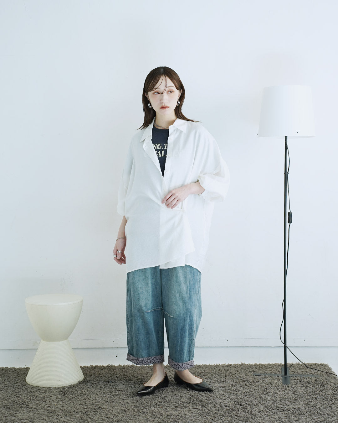 ワンマイルウェアビックシャツ